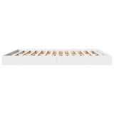 Bed Frame without Mattress White 183x203 cm King Engineered Wood