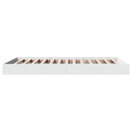 Bed Frame without Mattress White 90x190 cm Engineered Wood