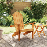 Garden Adirondack Chair 77x78x95 cm Solid Wood Teak - Side View