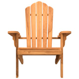 Garden Adirondack Chair 77x78x95 cm Solid Wood Teak - Top-Down View
