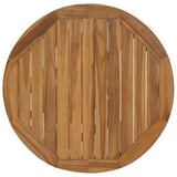 Garden Table ?09x74 cm Solid Wood Teak - Rear View