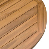 Garden Table ?09x74 cm Solid Wood Teak - Close-Up Angle