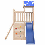 Outdoor Playset Solid Wood Pine - Side View