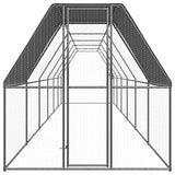 Chicken Cage 2x12x2 m Galvanised Steel