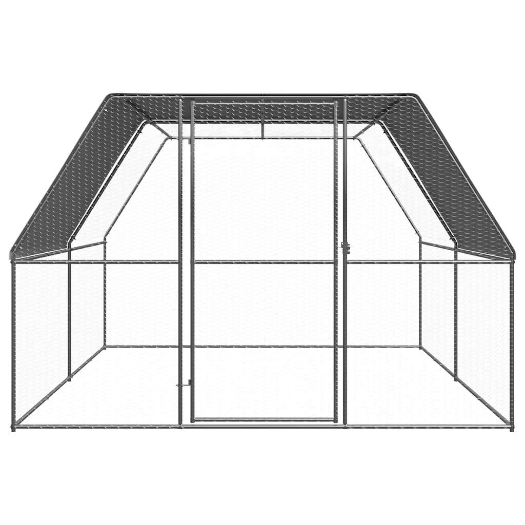 Chicken Cage 3x4x2 m Galvanised Steel