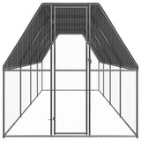 Chicken Cage 2x8x2 m Galvanised Steel