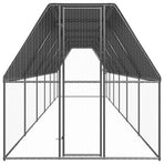 Chicken Cage 2x12x2 m Galvanised Steel