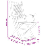 Folding Chairs 4 pcs 53x66x99 cm Bamboo