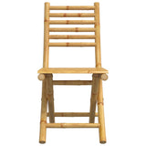 Folding Garden Chairs 8 pcs 43x54x88 cm Bamboo - 45-Degree Angle