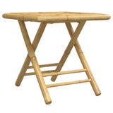 3 Piece Bistro Set Bamboo - 45-Degree Angle