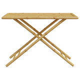 5 Piece Garden Dining Set Bamboo - 45-Degree Angle