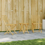 3 Piece Bistro Set Bamboo