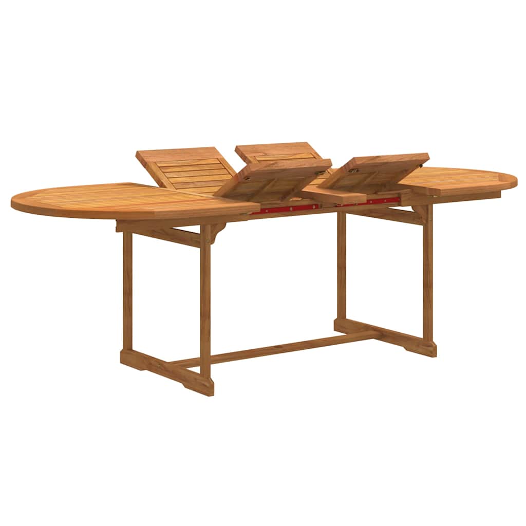 7 Piece Garden Dining Set Solid Wood Acacia and Textilene