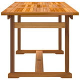 5 Piece Garden Dining Set Solid Wood Acacia and Textilene - 45-Degree Angle