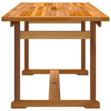7 Piece Garden Dining Set Solid Wood Acacia and Textilene - 45-Degree Angle
