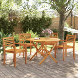 Garden Chairs 4 pcs 59x55x85 cm Solid Wood Acacia - Side View