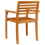 Garden Chairs 4 pcs 59x55x85 cm Solid Wood Acacia - Close-Up Angle