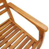 Garden Chairs 4 pcs 59x55x85 cm Solid Wood Acacia - Low Angle