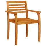 Garden Chairs 8 pcs 59x55x85 cm Solid Wood Acacia - Top-Down View