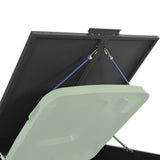 Wheelie Bin Storage for 2 Bins Black 138x79x117 cm Steel - Extra Image