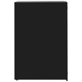 Wheelie Bin Storage for 5 Bins Black 345x79x117 cm Steel