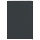 Wheelie Bin Storage for 6 Bins Anthracite 414x79x117 cm Steel - Close-Up Angle