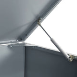 Wheelie Bin Storage for 2 Bins Grey 138x79x117 cm Steel - Extra Image