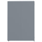 Wheelie Bin Storage for 5 Bins Grey 345x79x117 cm Steel