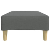 Footstool Dark Grey 77x55x31 cm Fabric