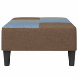 Footstool Patchwork 77x55x31 cm Fabric - 45-Degree Angle