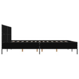 Bed Frame without Mattress Black 135x190 cm - 45-Degree Angle