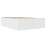 Bed Frame without Mattress White 135x190 cm