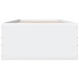 Bed Frame without Mattress White 90x190 cm - Top-Down View