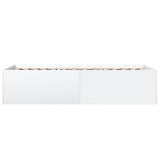 Bed Frame without Mattress White 90x190 cm