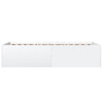 Bed Frame without Mattress White 90x190 cm