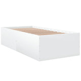 Bed Frame without Mattress White 90x190 cm