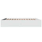 Bed Frame without Mattress White 180x200 cm