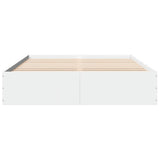 Bed Frame without Mattress White 150x200 cm - Top-Down View