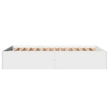 Bed Frame without Mattress White 135x190 cm