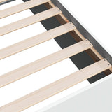 Bed Frame without Mattress White 135x190 cm