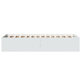 Bed Frame without Mattress White 90x190 cm