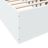 Bed Frame without Mattress White 90x190 cm