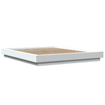 Bed Frame without Mattress White 150x200 cm