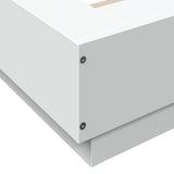 Bed Frame without Mattress White 150x200 cm