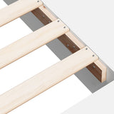 Bed Frame without Mattress White 183x203 cm King - Low Angle