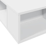 Bed Frame without Mattress White 150x200 cm - Close-Up Angle