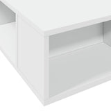 Bed Frame without Mattress White 135x190 cm - Close-Up Angle