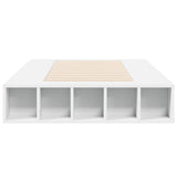 Bed Frame without Mattress White 90x190 cm - Top-Down View
