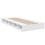 Bed Frame without Mattress White 90x190 cm
