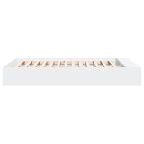 Bed Frame without Mattress White 150x200 cm - 45-Degree Angle